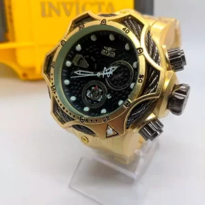 Relógio invicta Reserve Venon Dourado/Preto c/caixa premium
