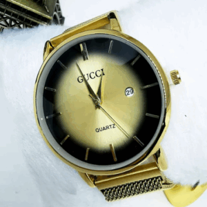 Relógio Unissex Gucci premium Dourado pulseira de imã